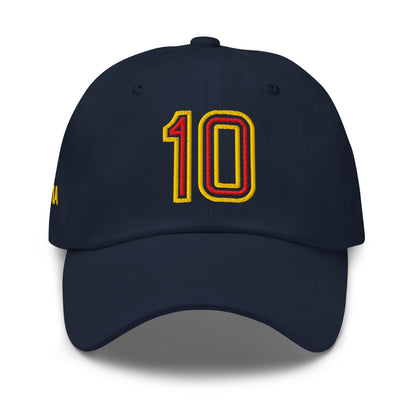 Colombia soccer dad hat with number 10