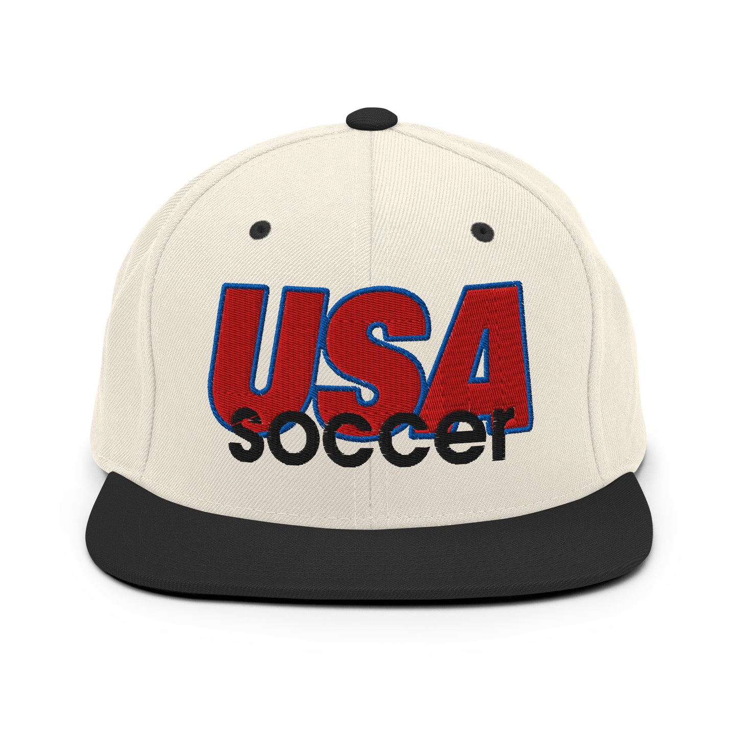 USA soccer snapback hat