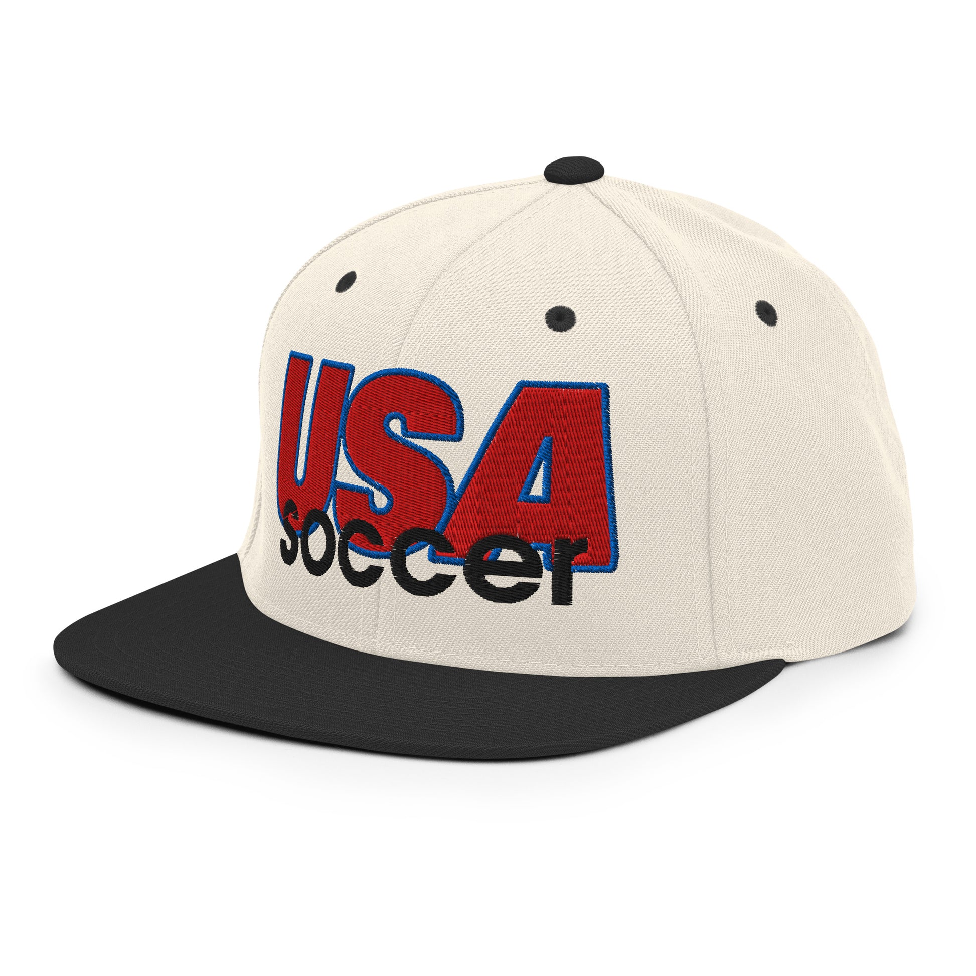 United States USA soccer snapback hat