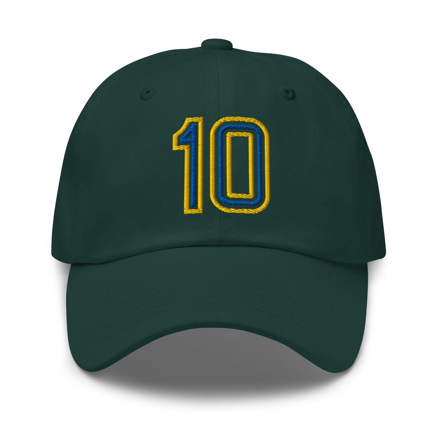 Brazil Retro 10 Soccer Dad Hat