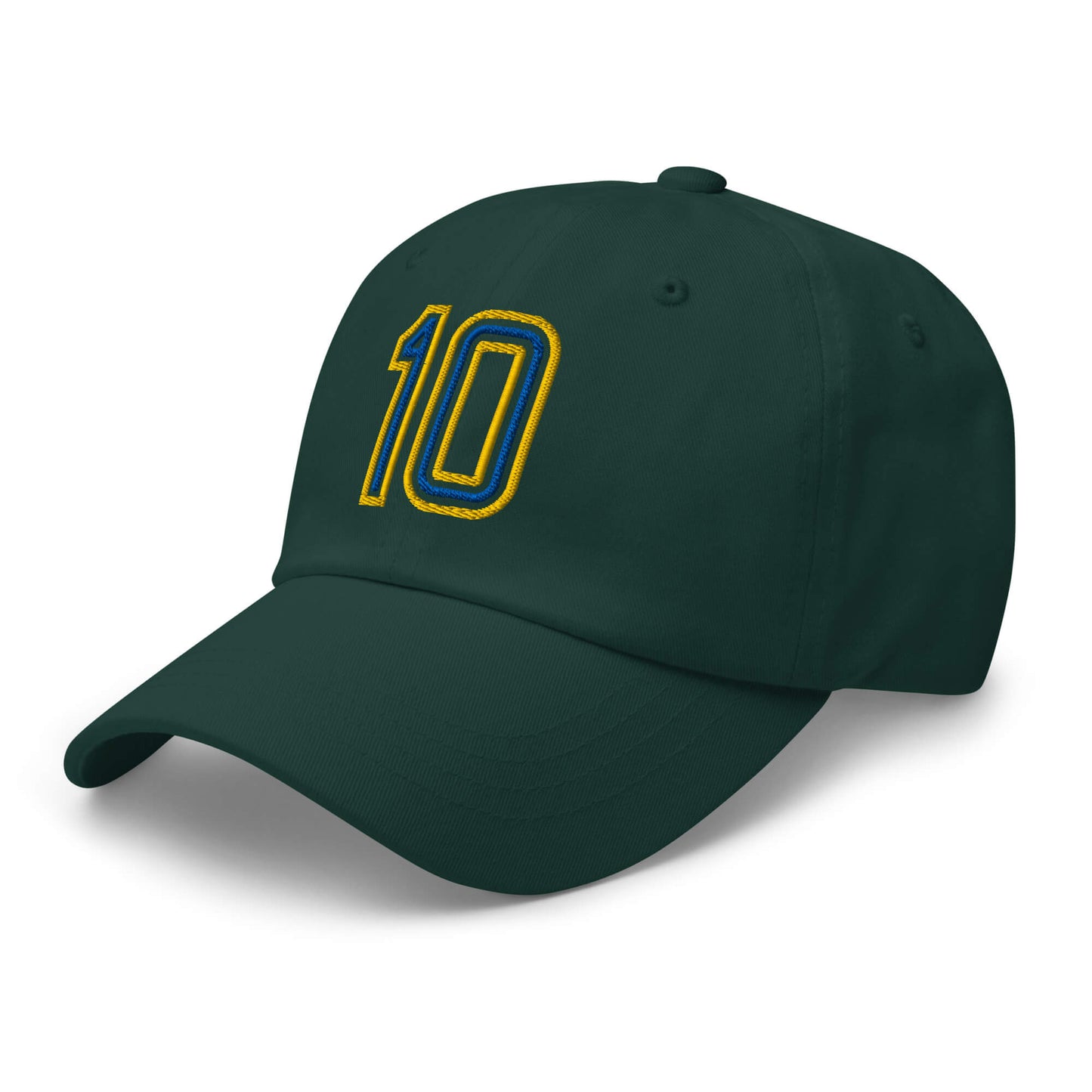 Brazil Retro 10 Soccer Dad Hat