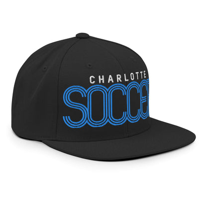 Charlotte Soccer Snapback Hat - Country. Club. Soccer.