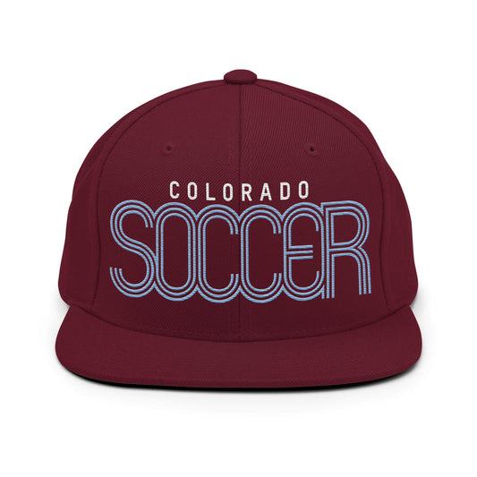 Colorado Soccer Snapback Hat - Country. Club. Soccer.