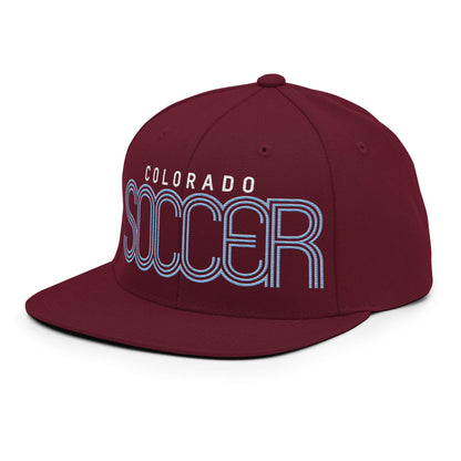 Colorado Soccer Snapback Hat - Country. Club. Soccer.