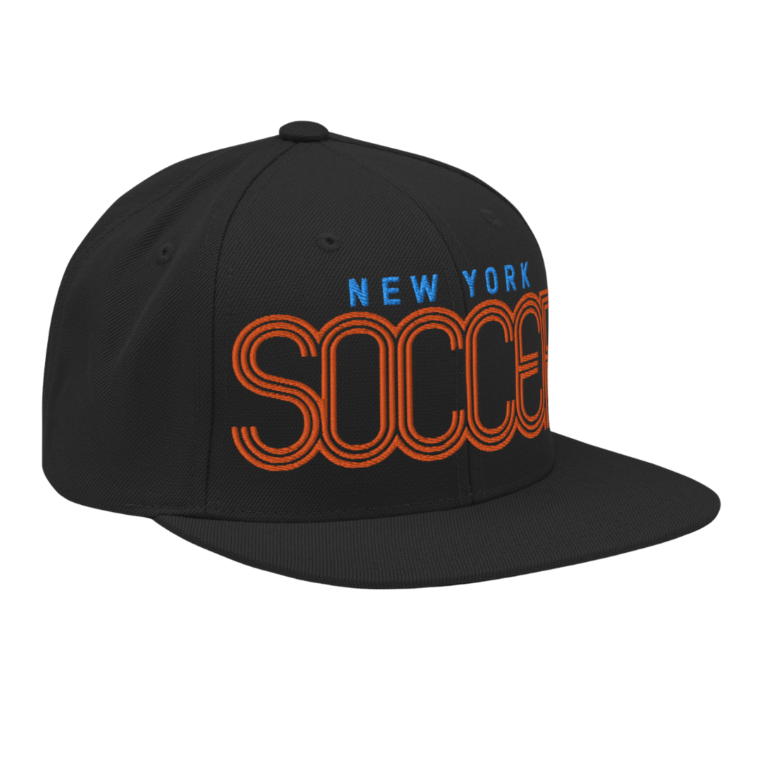 New York Soccer Snapback Hat - Country. Club. Soccer.