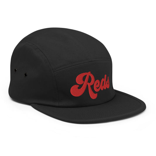 Reds Five Panel Hat - Soccer Snapbacks