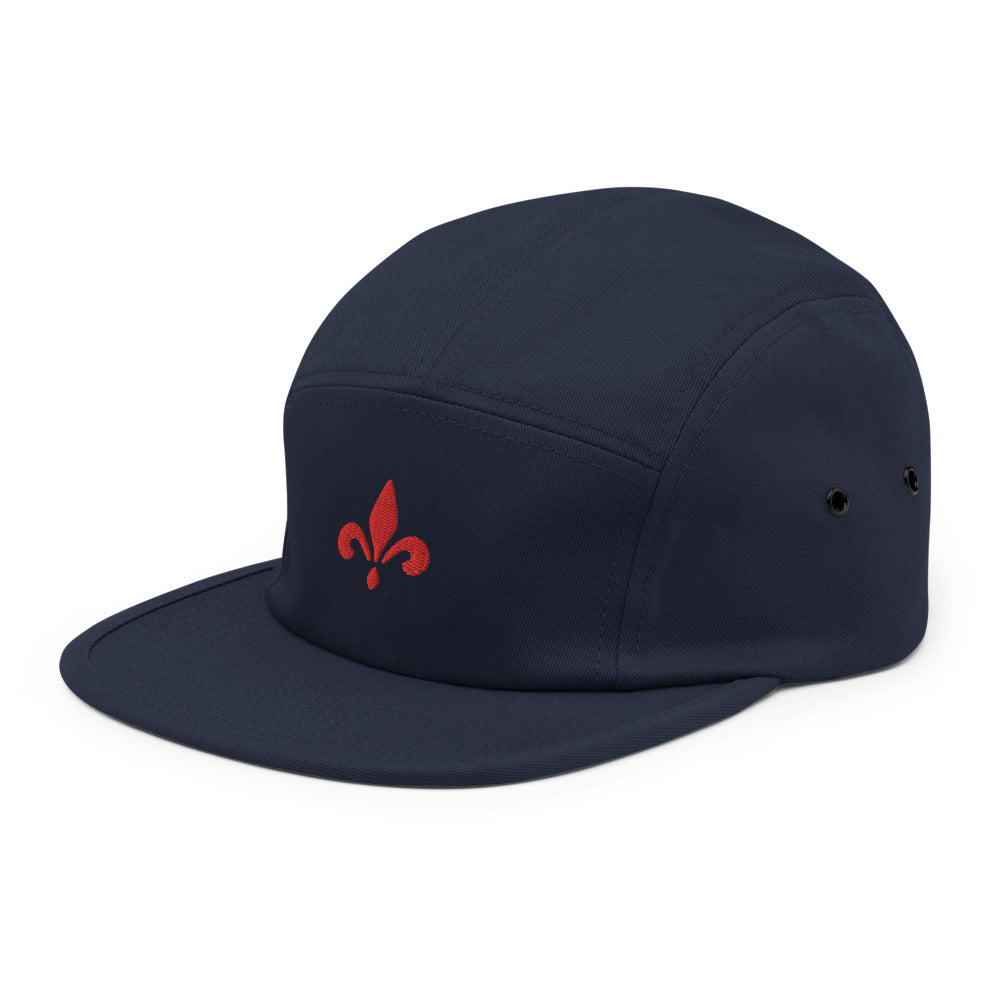 Paris Fleur-de-lis Five Panel Hat - Soccer Snapbacks