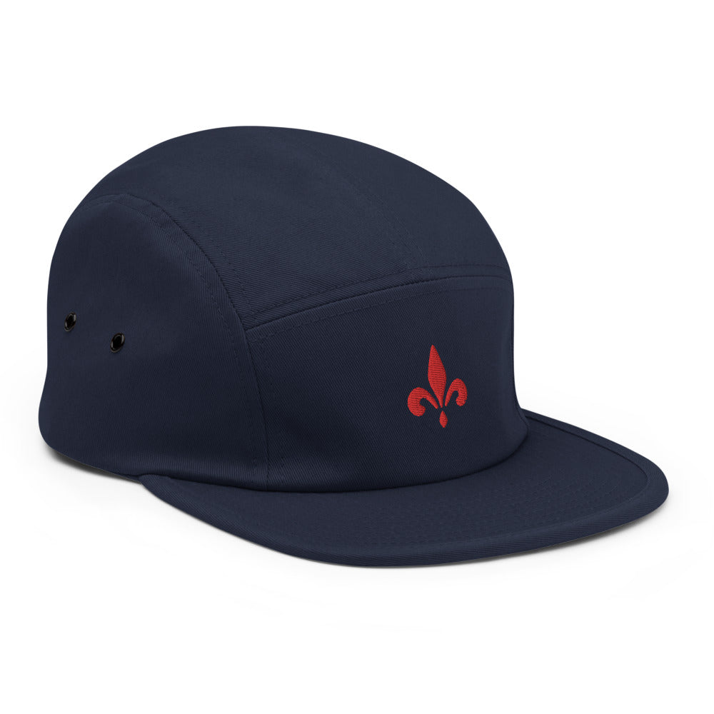 Paris Fleur-de-lis Five Panel Hat - Soccer Snapbacks