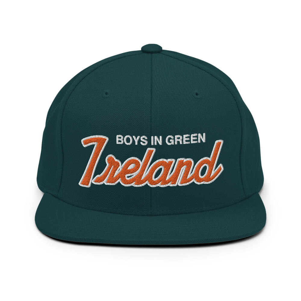 Ireland Retro Snapback Hat - Country. Club. Soccer.