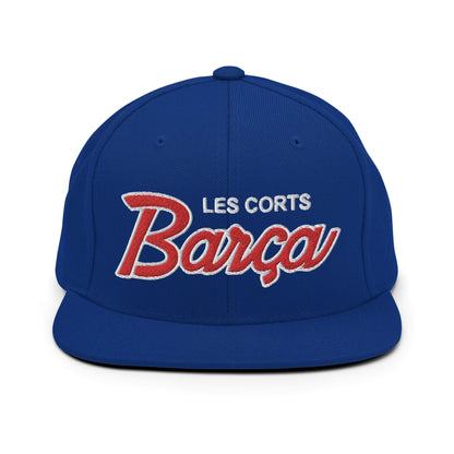 Barcelona Les Corts Retro Snapback Hat - Soccer Snapbacks