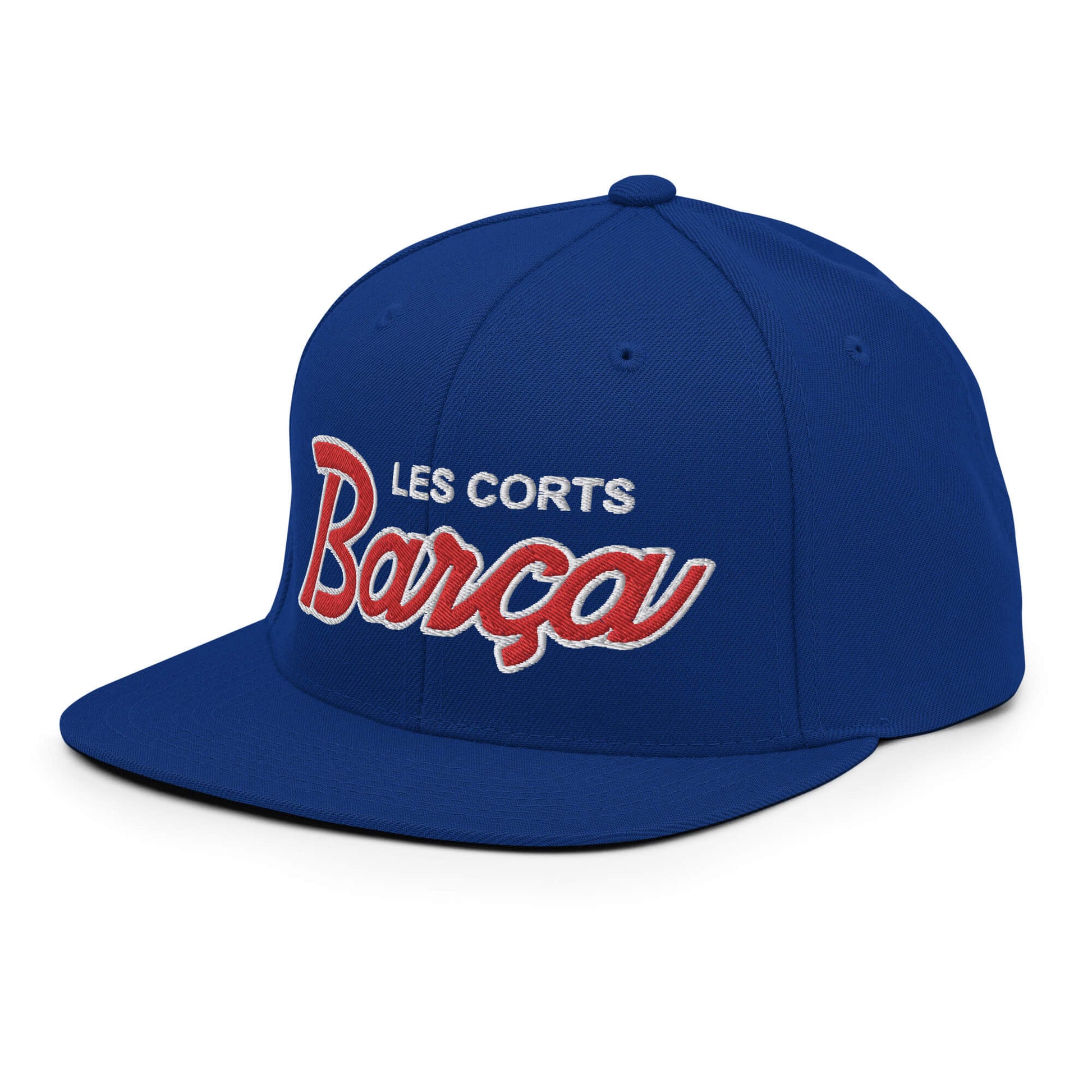 Barcelona Les Corts Retro Snapback Hat - Soccer Snapbacks