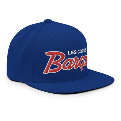 Barcelona Les Corts Retro Snapback Hat - Soccer Snapbacks