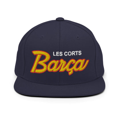 Barcelona Les Corts Retro Snapback Hat - Soccer Snapbacks