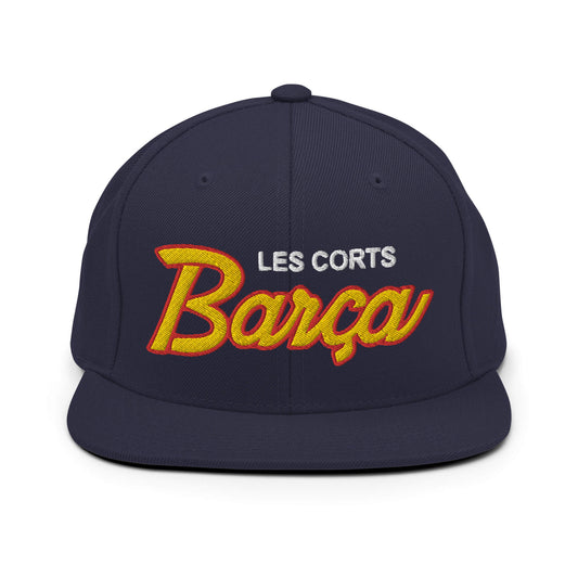 Barcelona Les Corts Retro Snapback Hat - Soccer Snapbacks