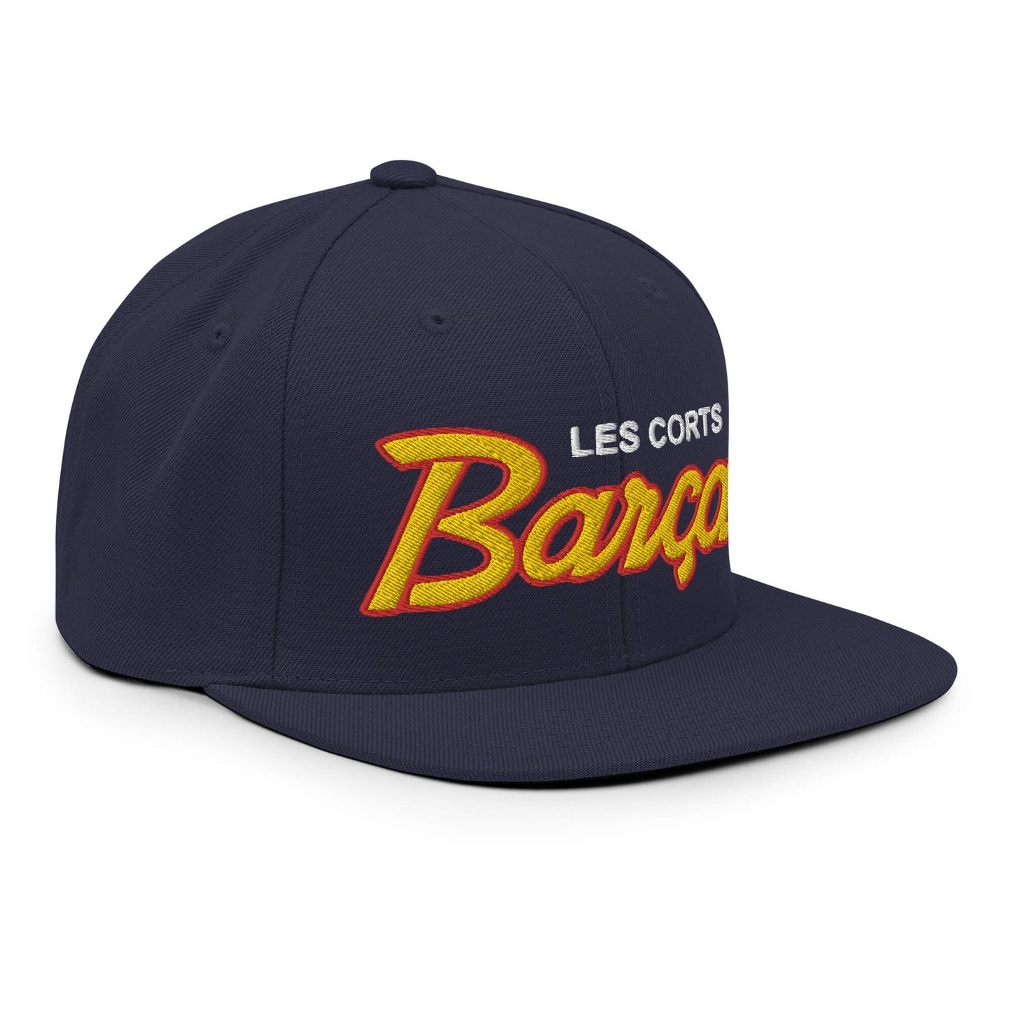 Barcelona Les Corts Retro Snapback Hat - Soccer Snapbacks