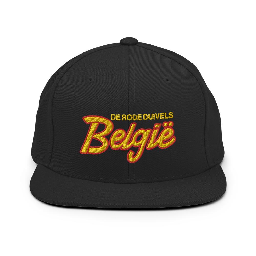 Belgium Retro Snapback Hat - Soccer Snapbacks