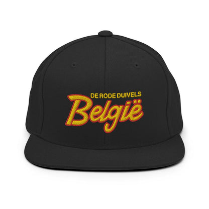 Belgium Retro Snapback Hat - Soccer Snapbacks