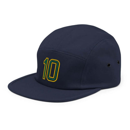 Brazil Retro 10 Five Panel Hat - Soccer Snapbacks