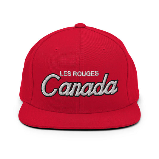 Canada Retro Snapback Hat - Soccer Snapbacks