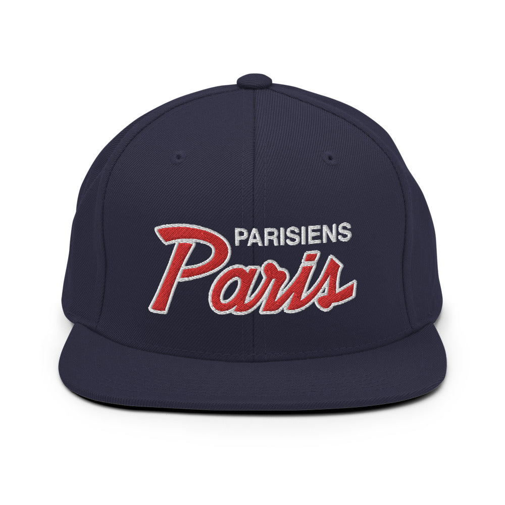 Paris Retro Soccer Snapback Hat - Soccer Snapbacks