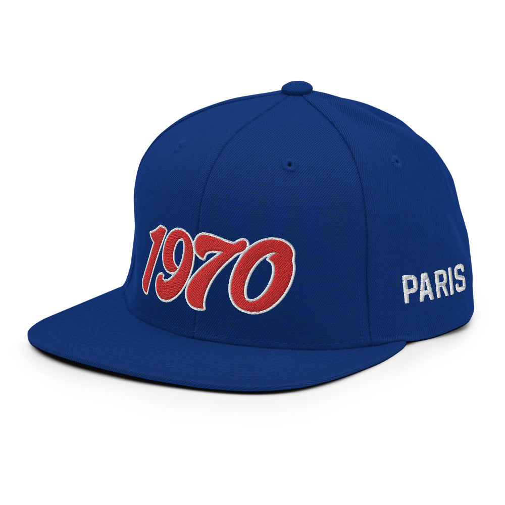 Paris 1970 Snapback Hat - Soccer Snapbacks