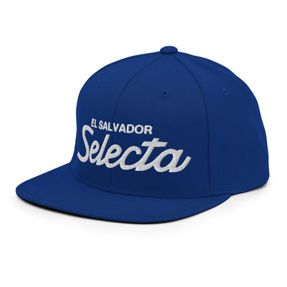 El Salvador Retro Snapback Hat - Country. Club. Soccer.