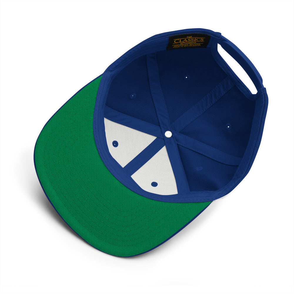 Brasil Bold Snapback Hat - Soccer Snapbacks