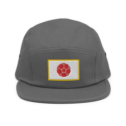 Japan Soccer Flag Five Panel Hat - Country. Club. Soccer.