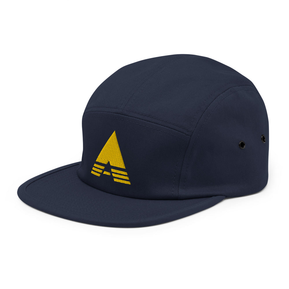 "A" Five Panel Hat - Soccer Snapbacks