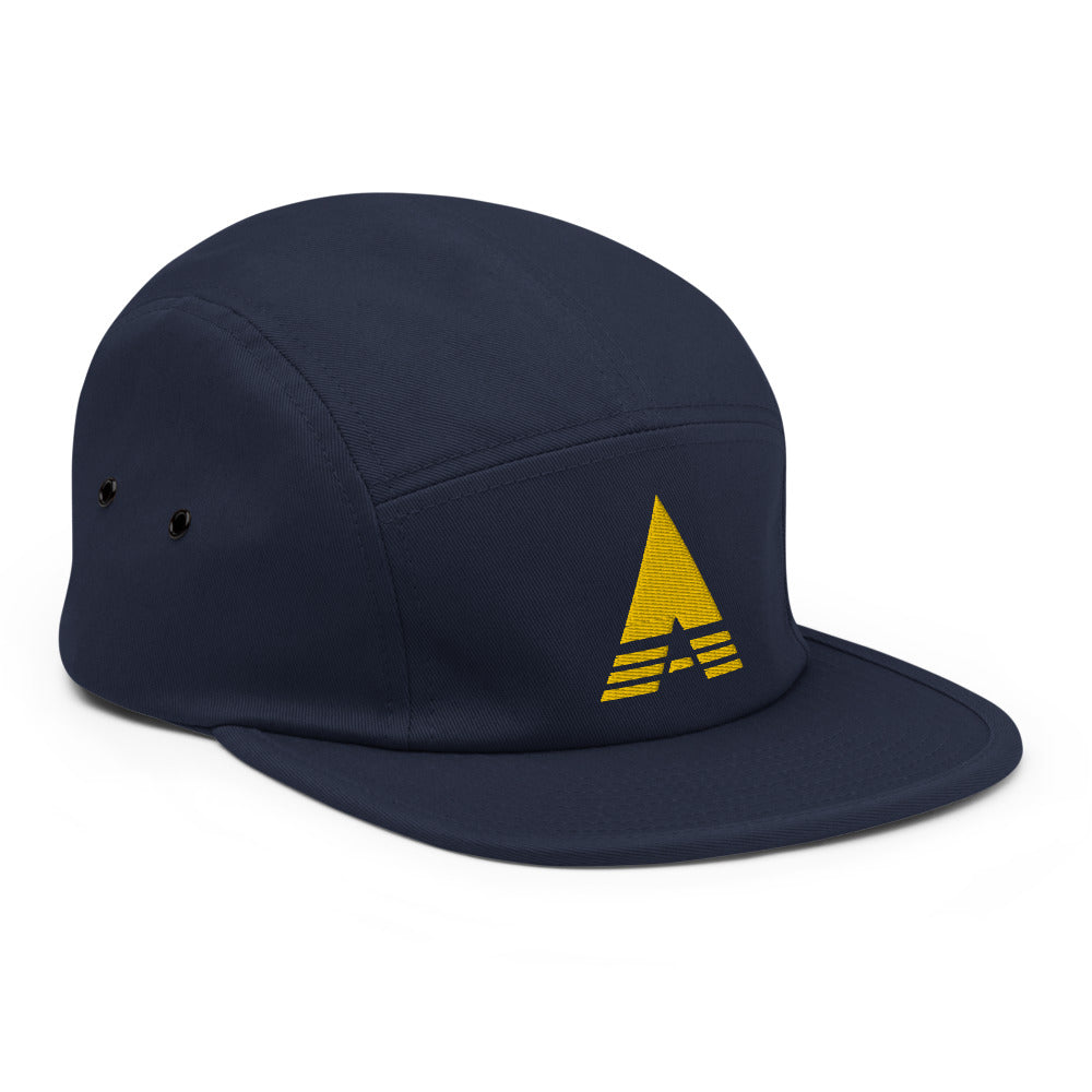 "A" Five Panel Hat - Soccer Snapbacks