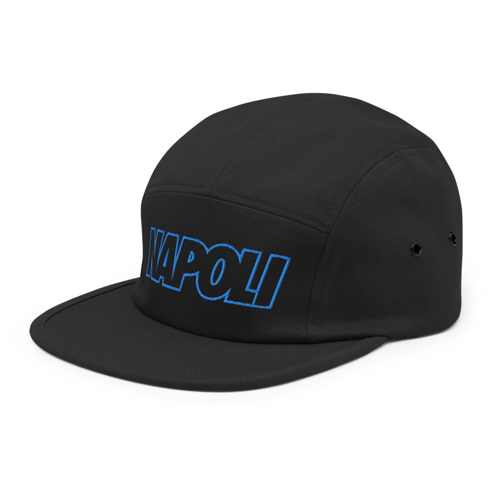 Napoli Bold Five Panel Hat - Soccer Snapbacks