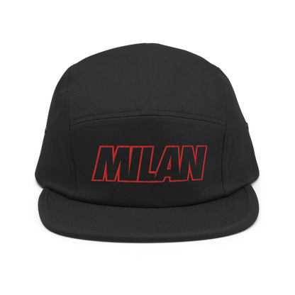 Milan Bold Five Panel Hat - Soccer Snapbacks