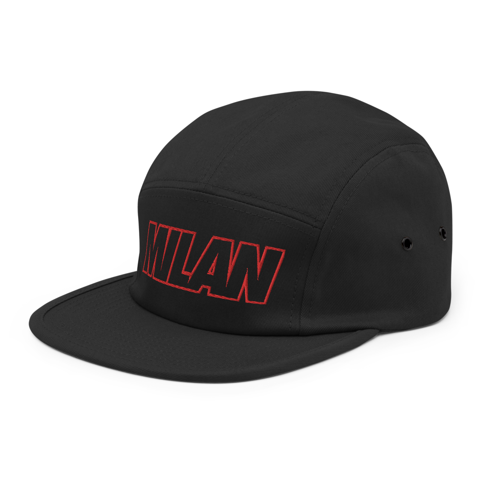 Milan Bold Five Panel Hat - Soccer Snapbacks