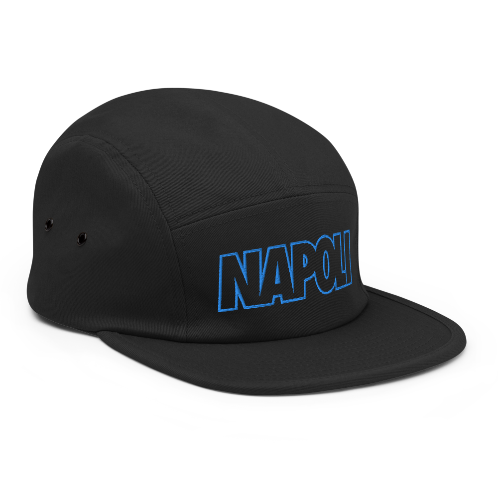 Napoli Bold Five Panel Hat - Soccer Snapbacks