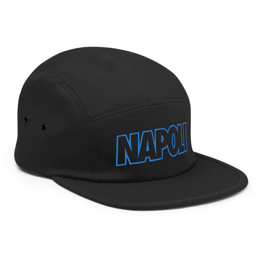 Napoli Bold Five Panel Hat - Soccer Snapbacks