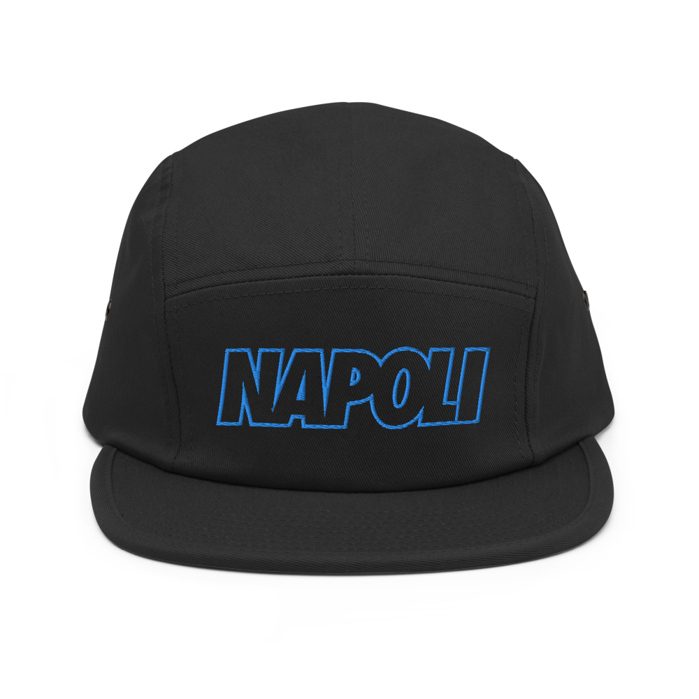 Napoli Bold Five Panel Hat - Soccer Snapbacks