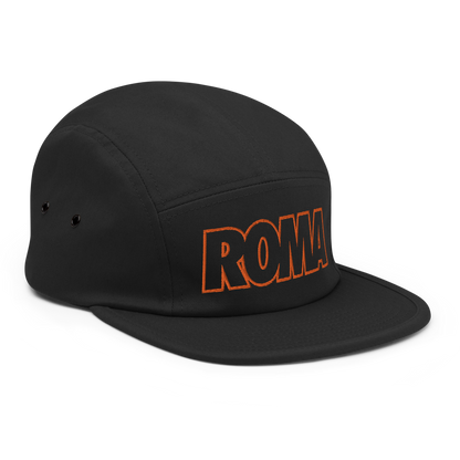 Roma Bold Five Panel Hat - Soccer Snapbacks