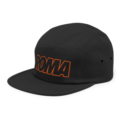 Roma Bold Five Panel Hat - Soccer Snapbacks