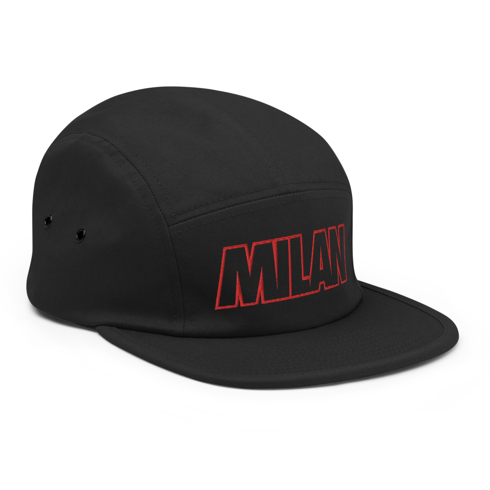 Milan Bold Five Panel Hat - Soccer Snapbacks