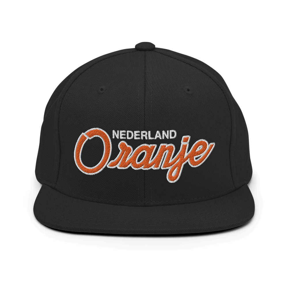 Netherlands Retro Snapback Hat - Soccer Snapbacks