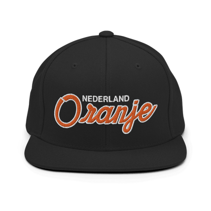 Netherlands Retro Snapback Hat - Soccer Snapbacks